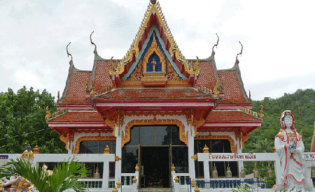 Wat ThamMangkon a Kanchanaburi en Thailande