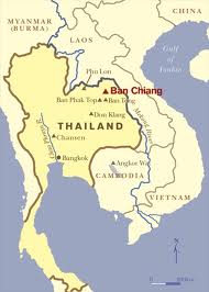 Carte de Thailande